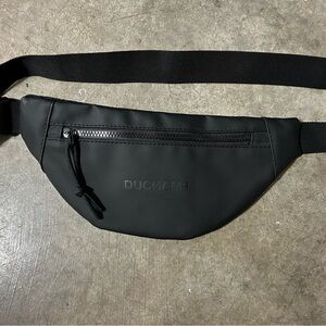 Duchamp Black Belt Bag for Men